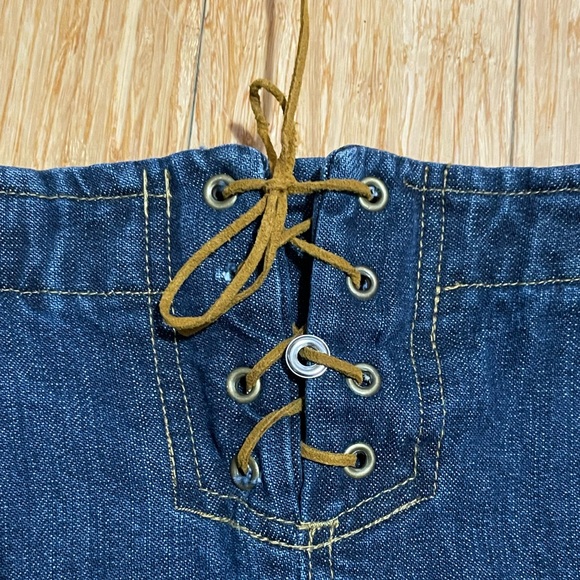 Vintage denim mini skirt! - Picture 2 of 5